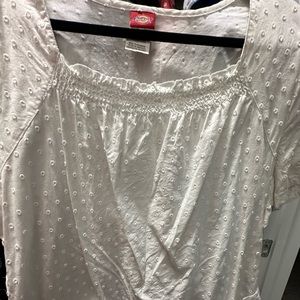 Dickies patterned cotton scrub top